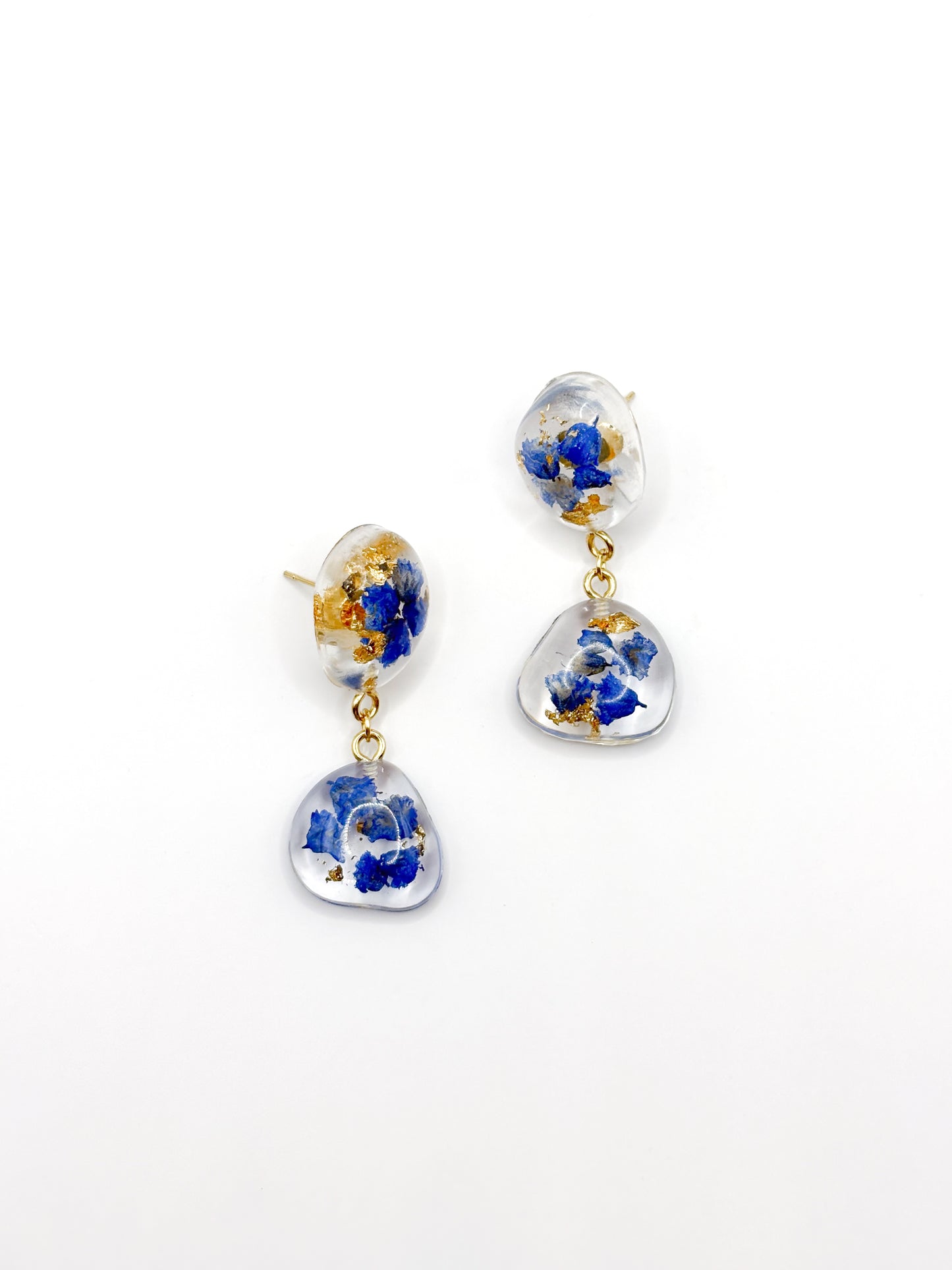 The Tide Small Pebble 2-Drop Earrings