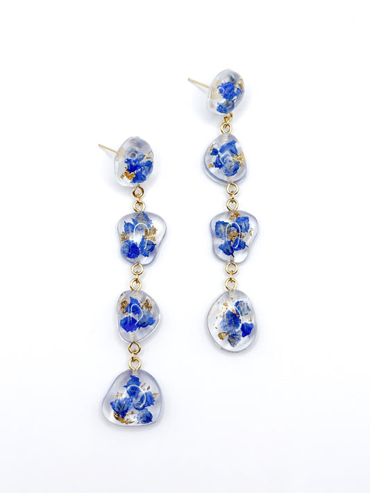 The Tide Small Pebble 4-Drop Earrings