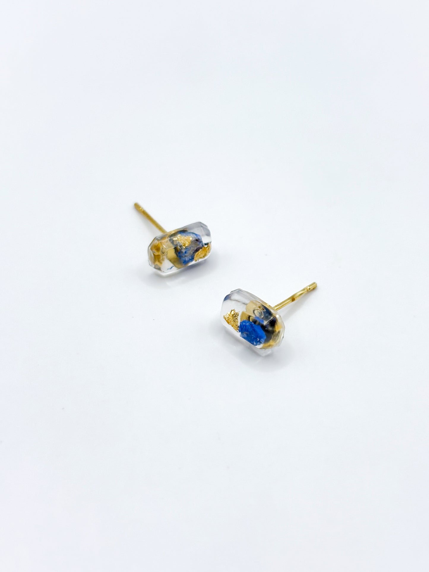 The Tide Emerald Cut Stud Oorbellen