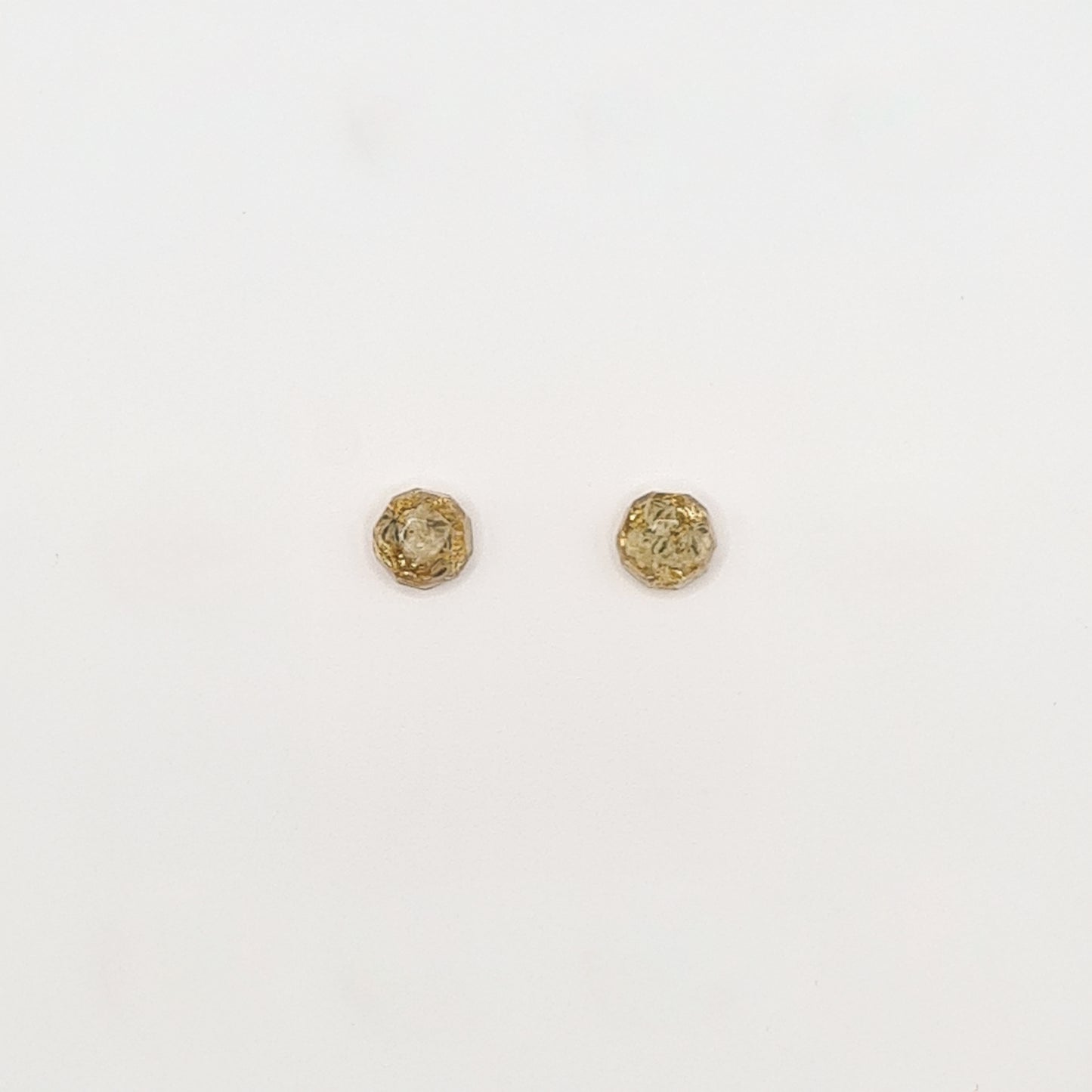 Flora Neutra Den Haag Faceted Circlet Stud Oorbellen