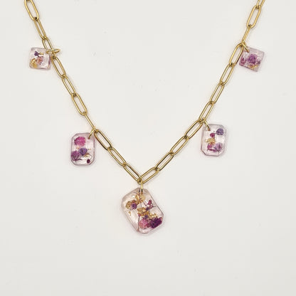 Violet Amsterdam Confetti Ketting