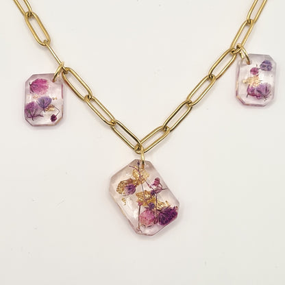 Violet Amsterdam Confetti Ketting