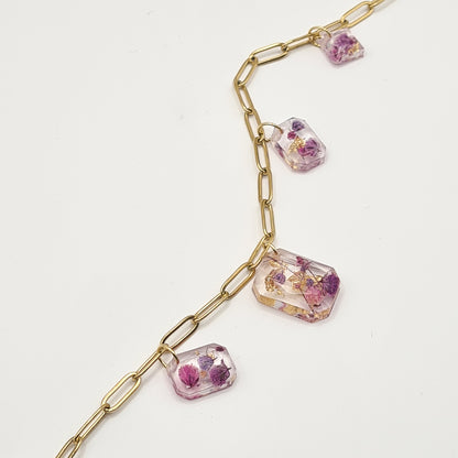 Violet Amsterdam Confetti Ketting