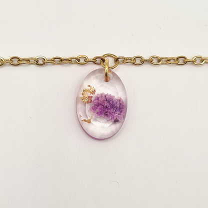 Violet Amsterdam Faceted Ellipse Armband