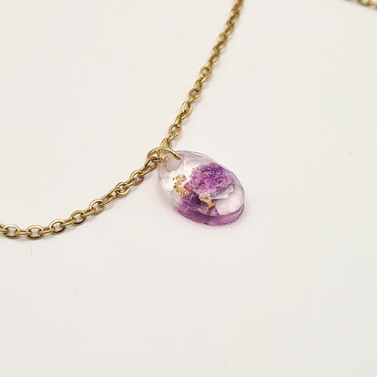 Violet Amsterdam Faceted Ellipse Armband
