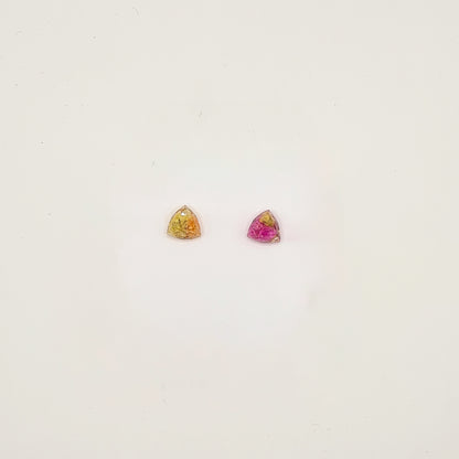 Den Haag Color Pop Diamond Stud Earrings
