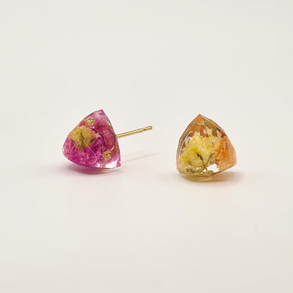 Den Haag Color Pop Diamond Stud Earrings