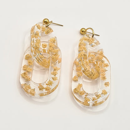 Utrecht Ellipse Link Earrings