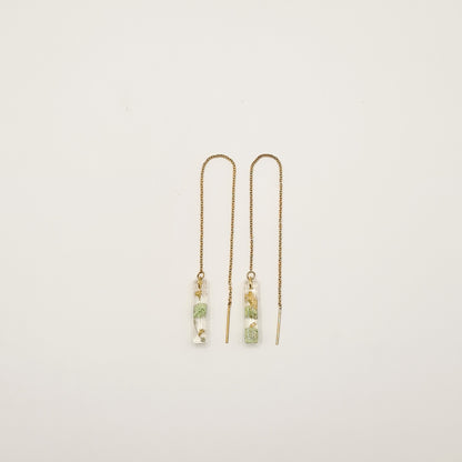 Mint Amsterdam Linear Threader Oorbellen
