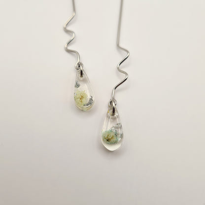 Hand Dyed Hellendoorn Teardrop Drop Oorbellen