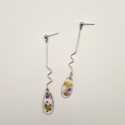 Jardin d'Été Teardrop Drop Earrings