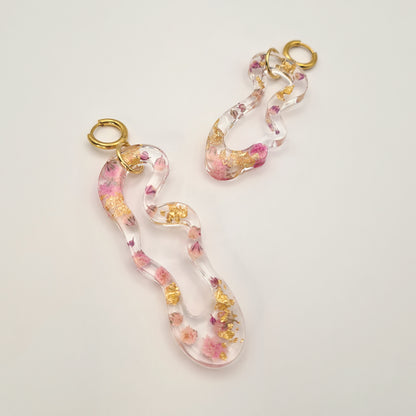 Jardin d'Été Asymmetric Organic Earrings