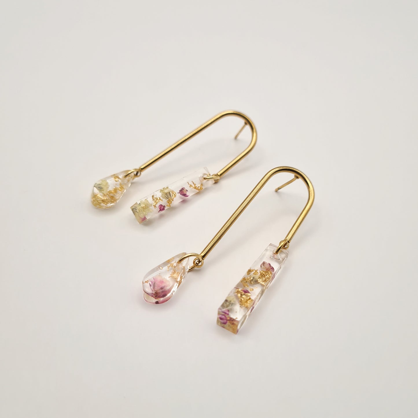 Spring Awakening Asymmetric Arch Drop Oorbellen