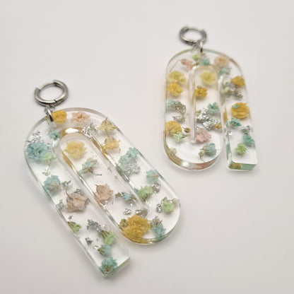 Eternal Spring Spiral Ellipse Earrings