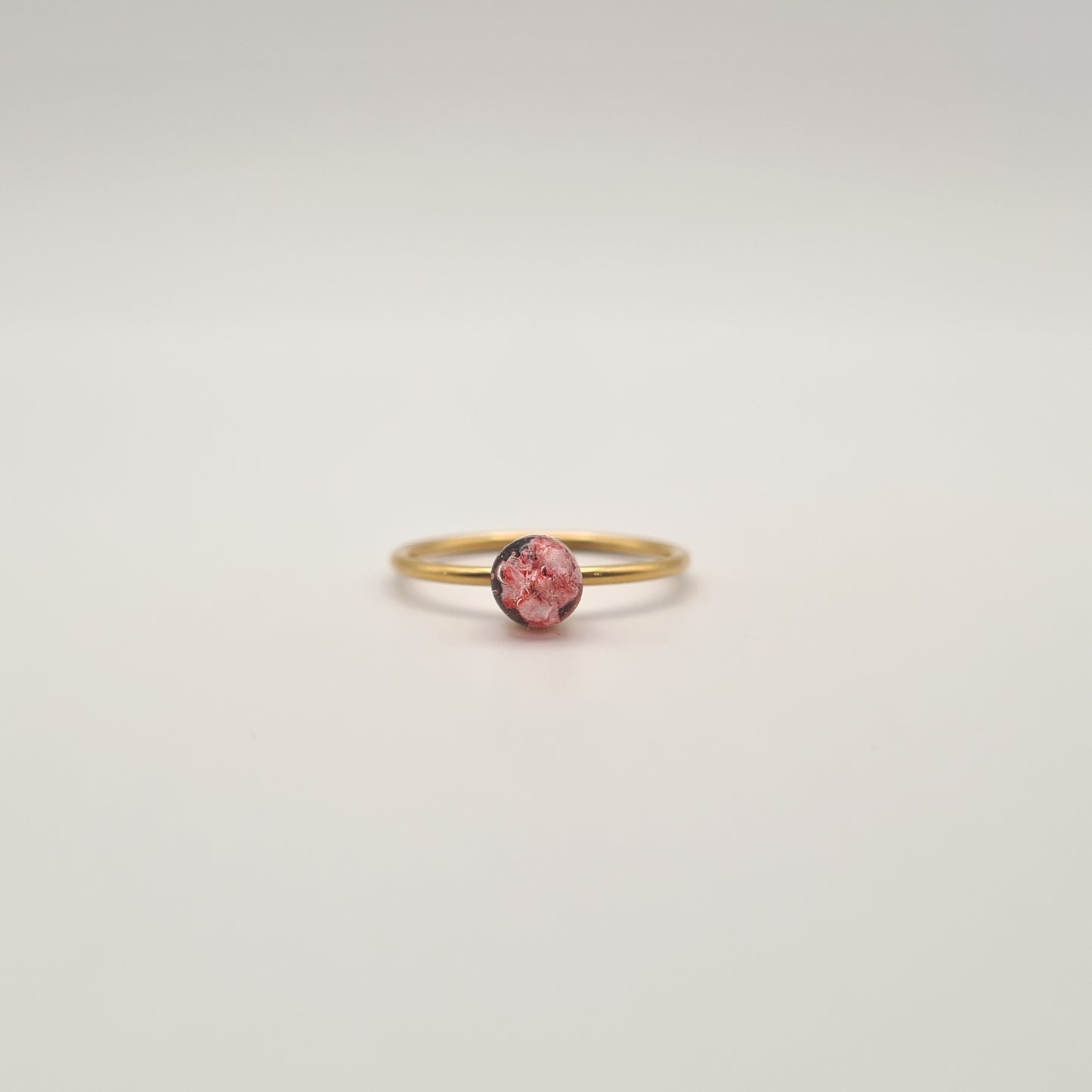 Strawberry Matcha Pink Ring