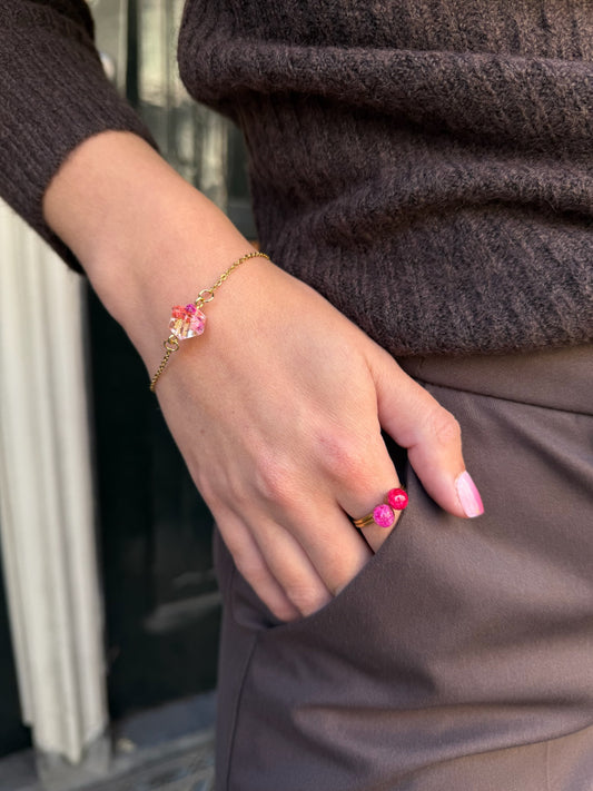 The Blossom Chapter Crystal Pendant Bracelet