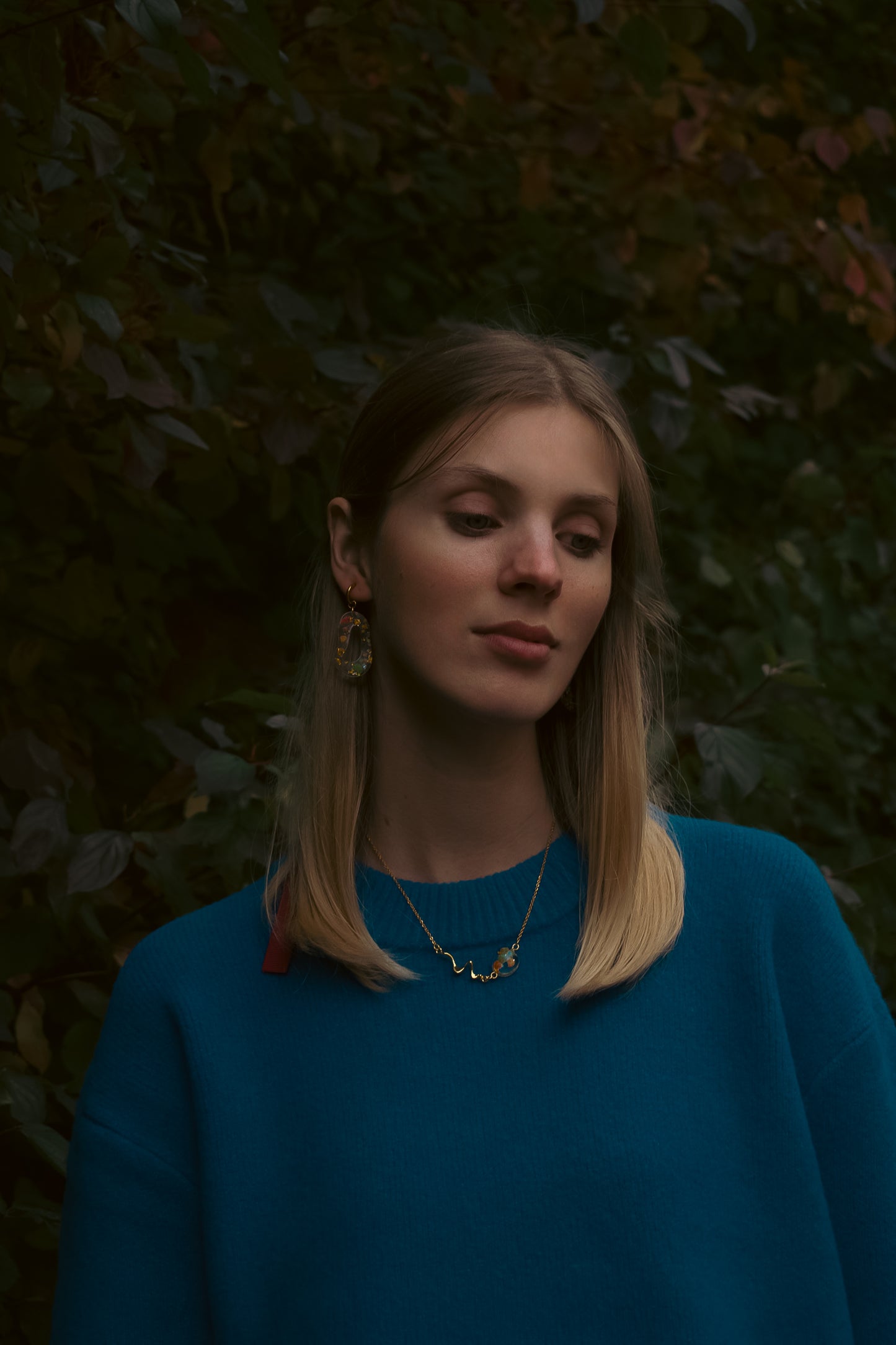 Late Bloomers Liquid Pebble Necklace