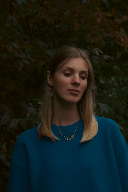 Late Bloomers Liquid Pebble Necklace