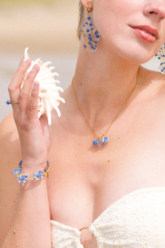 The Tide Crystal Cluster Necklace