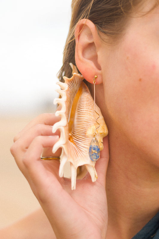The Tide Teardrop Drop Earrings