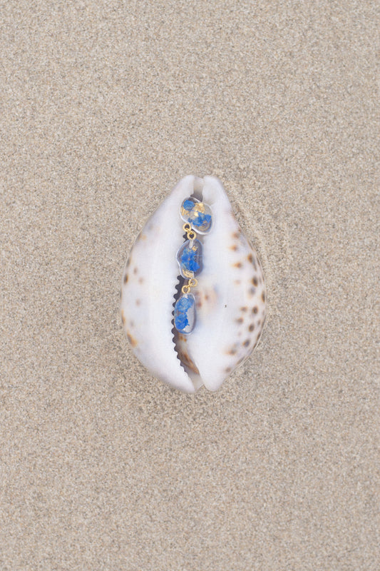 The Tide Small Pebble 3-Drop Earrings