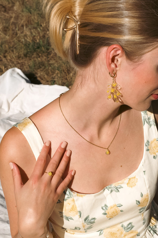 Limoncello Romance Teardrop Ketting