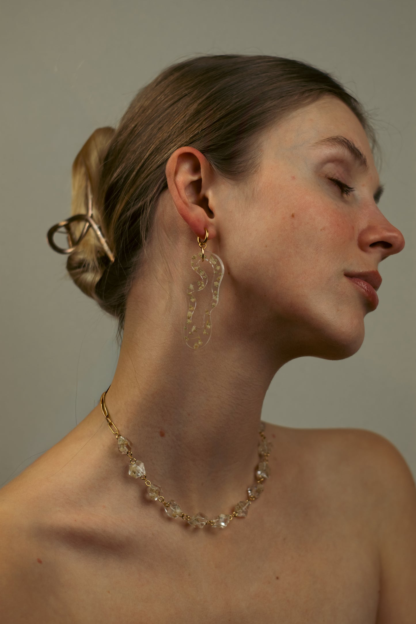 The Classics Asymmetric Organic Earrings