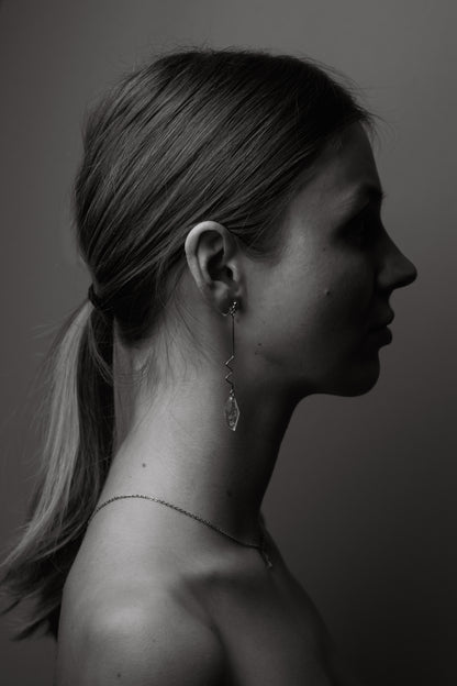 The Classics Faceted Wiggle Drop Earrings