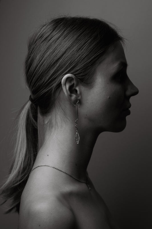 The Classics Faceted Wiggle Drop Earrings