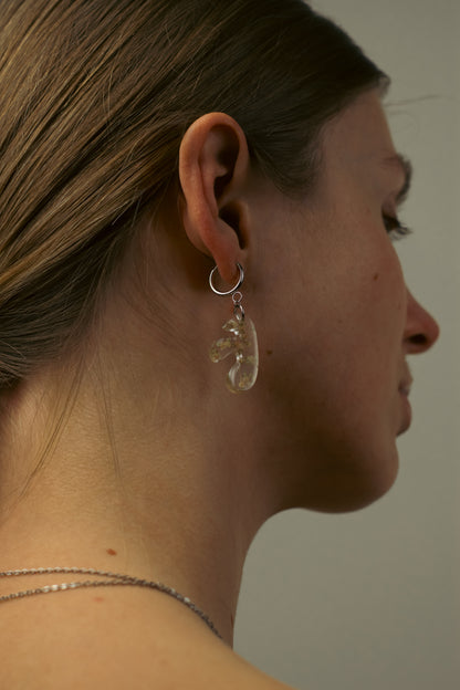 The Classics Mini Asymmetric Organic Earrings