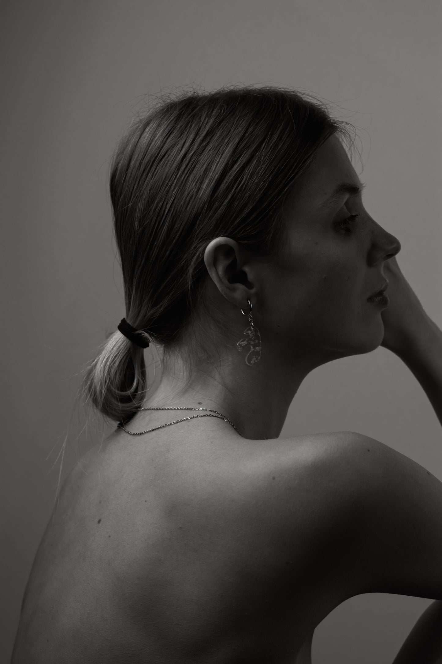 The Classics Mini Asymmetric Organic Earrings