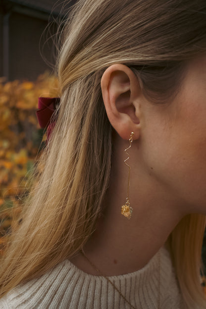 Late Bloomers Crystal Drop Earrings