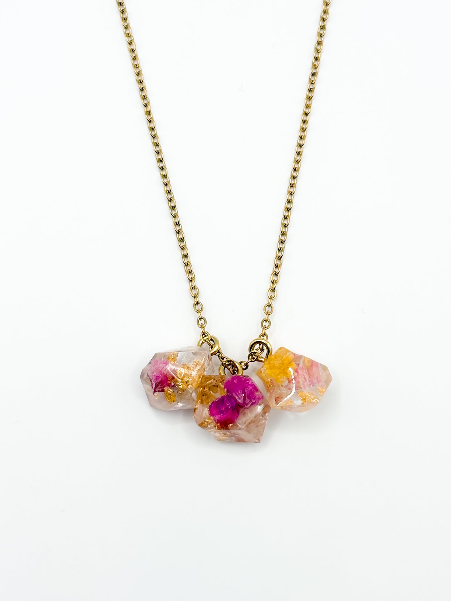 Late Bloomers Crystal Cluster Necklace
