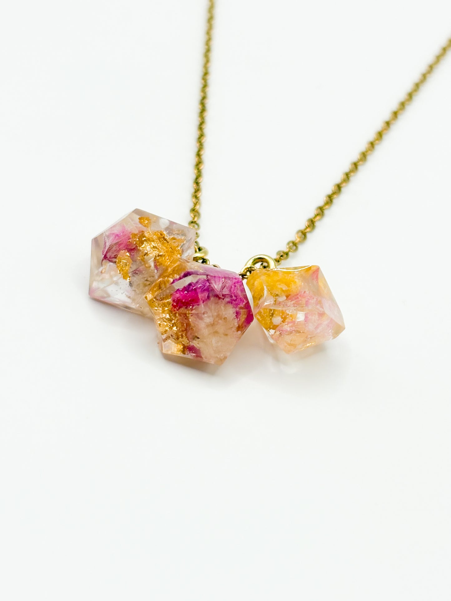 Late Bloomers Crystal Cluster Necklace