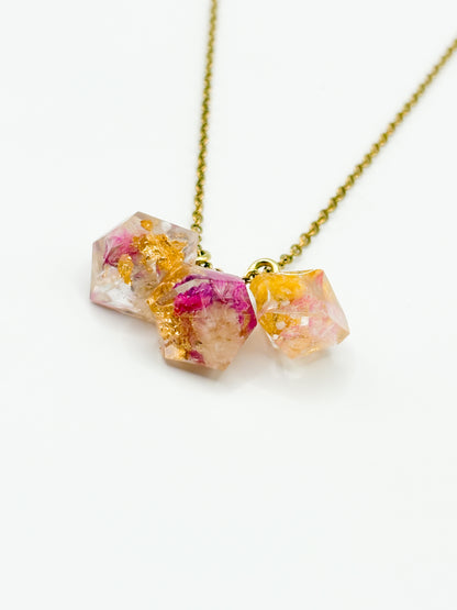 Late Bloomers Crystal Cluster Necklace