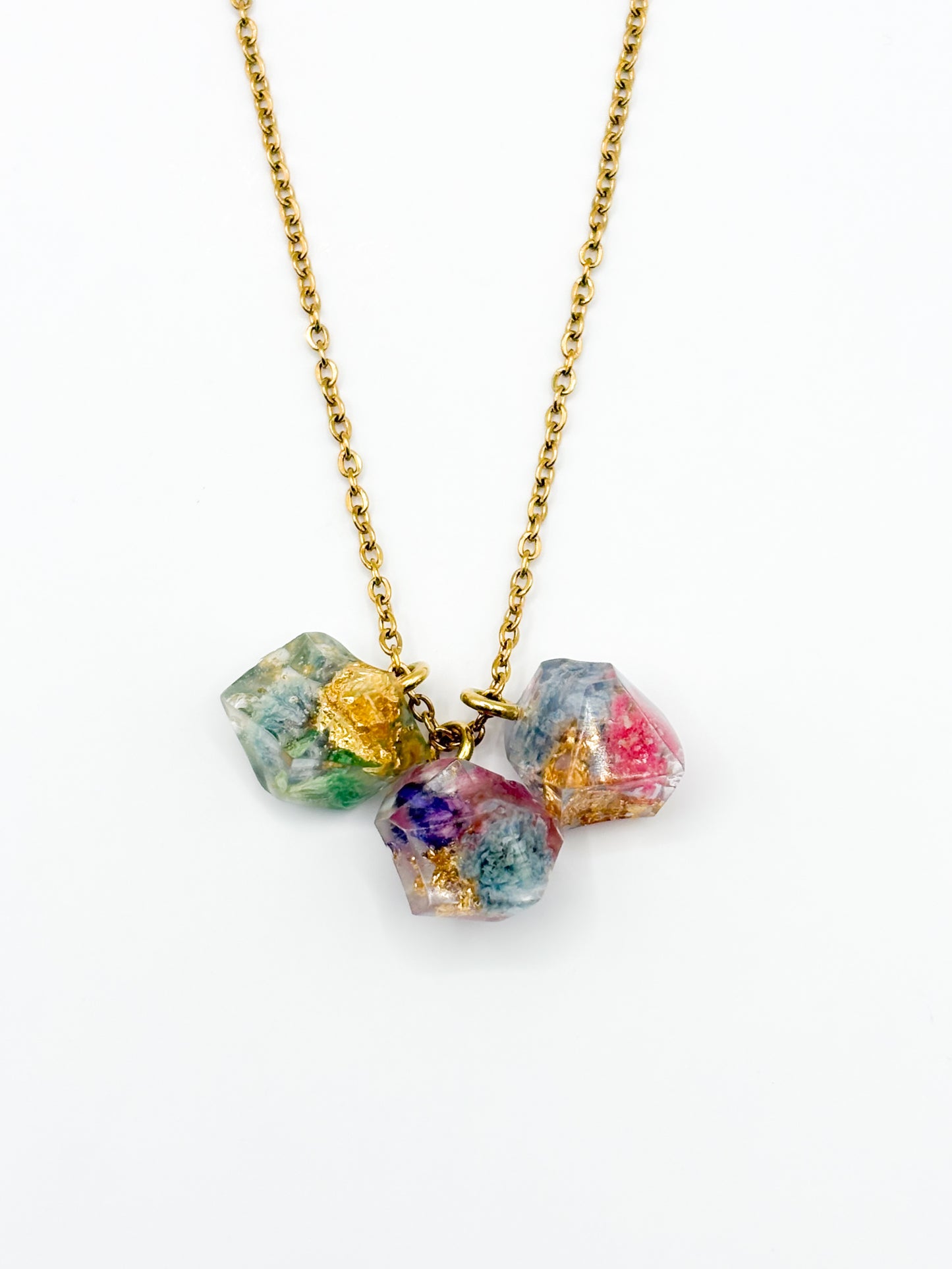 Late Bloomers Crystal Cluster Necklace