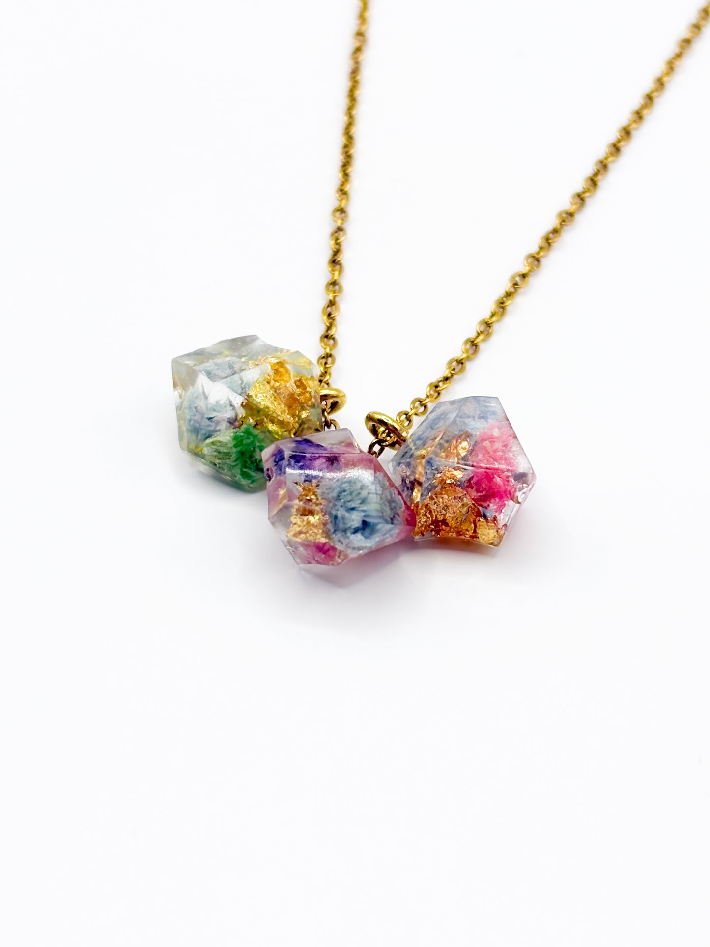 Late Bloomers Crystal Cluster Necklace