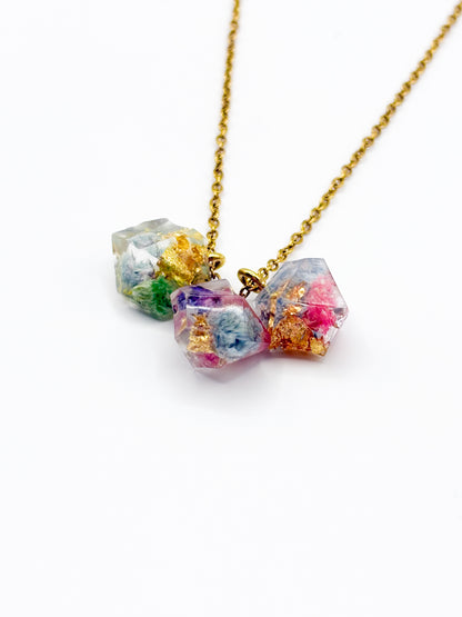 Late Bloomers Crystal Cluster Necklace