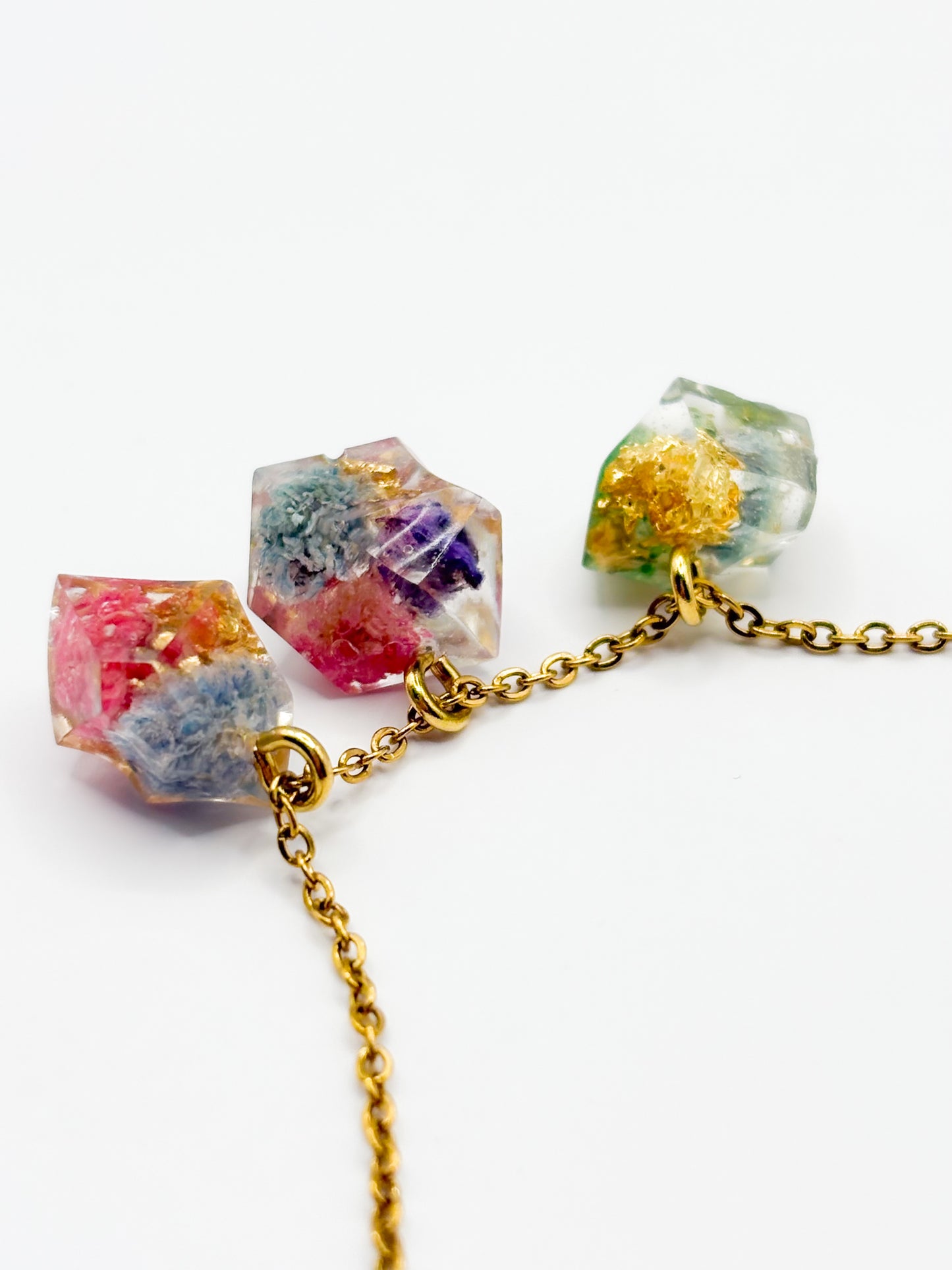 Late Bloomers Crystal Cluster Necklace