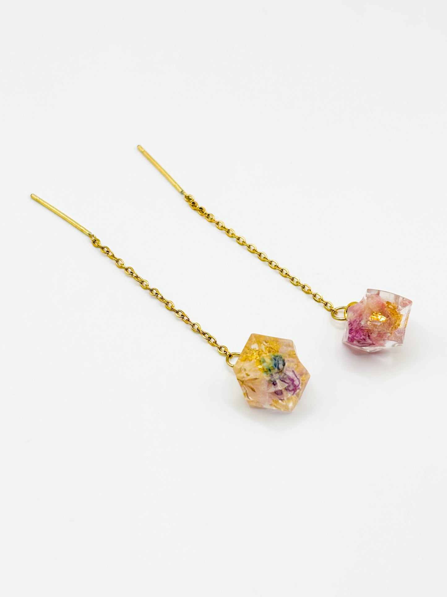 Late Bloomers Crystal Mini Threader Earrings