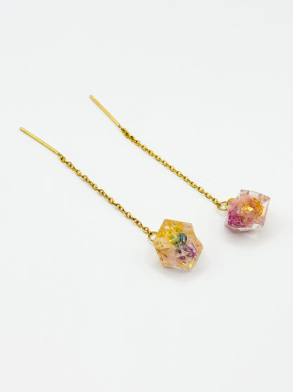 Late Bloomers Crystal Mini Threader Earrings