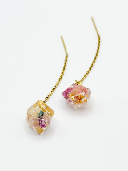 Late Bloomers Crystal Mini Threader Earrings