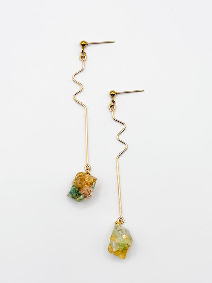 Late Bloomers Crystal Drop Earrings