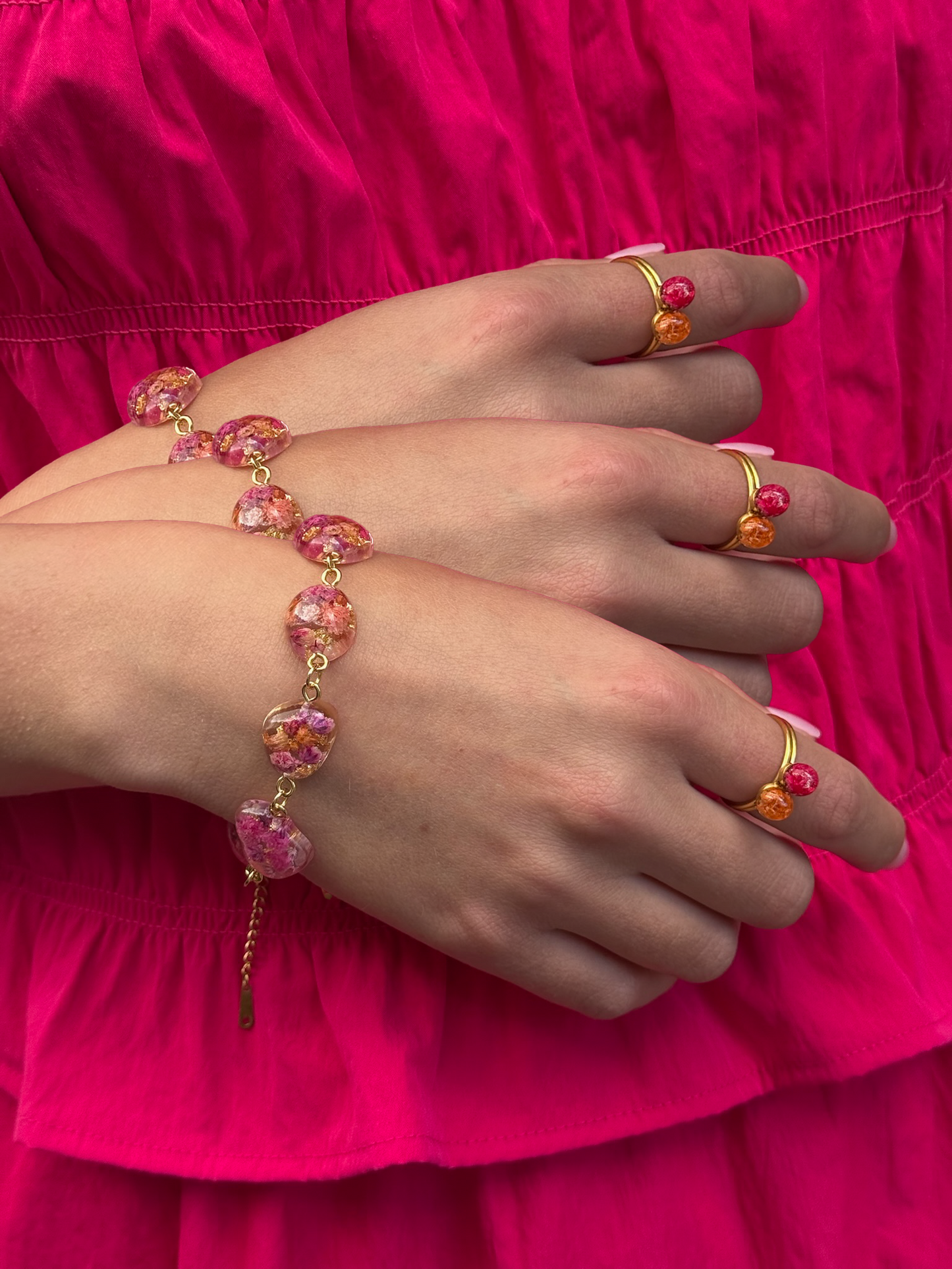 The Blossom Chapter Pebble Armband