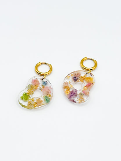 Late Bloomers Flat Pebble Earrings