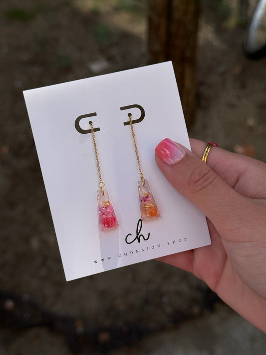 The Blossom Chapter Tapered Threader Earrings