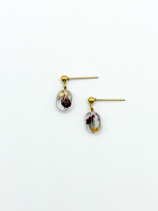 The Final Chapter Mini Oval Dangle Earrings