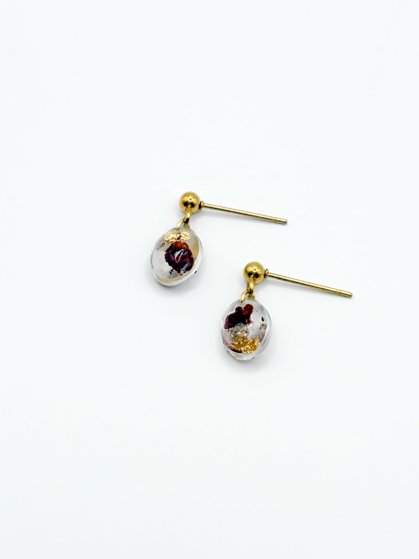 The Final Chapter Mini Oval Dangle Earrings