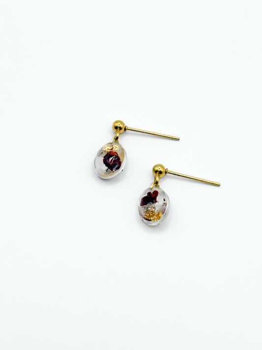 The Final Chapter Mini Oval Dangle Earrings