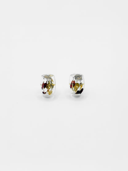 The Final Chapter Emerald Cut Stud Earrings